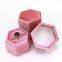 Wholesale Custom Logo Box Luxury Double Refine Mini Hexagon Jewelry Gift Box For Wedding Ring Packaging In Storage In Velvet ?