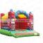 Fire Truck Plastic Slide Inflatable Bouncer House Saw Bouncing Castle