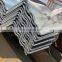 80x80x6 light gauge ribbed universal L profile steel price of angle iron in stock