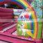 Rainbow Unicorn Inflatable Kids Bouncy House Inflatables Jump Castle