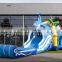 Dolphin Jungle Inflatable Bouncer Kids Jumping Castle Water Slide Bounce House With Slide