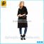 2016 new fashion girls black double breasted ladies winter coat