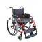 Rehabilitation therapy supplies  light weight aluminum foldable manual wheelchair with seat belt