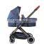factory 2 in 1 aluminum alloy frame foldable pram pushchair stroller