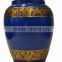 Brass Blue Fire Adult Cremation Urn With Heart Keepsake Cremation Urn And Small Token Cremation Urn