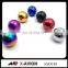 speed racing gear shift knob with red blue silver black purple pink gold rainbow colors