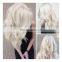 New Fashion Purple Big Wave Long Wig Natural Loose Curly Funny Party Hair Wig Super Party Wigs Beautiful For Women Halloween