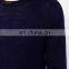 Navy cashmere wool sweater pullover for men