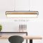 Nordic Art Adjustable LED Hanging Lamp Wooden Indoor Decorative Pendant Light