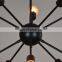 Industrial style wrought iron retro spider Muti-heads pendant light for decorate