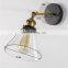 Vintage Loft Wall Lamps Glass Shade Indoor Wall Lights