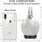 2021 Amazon Hot Sell 3D Fireworks 120ML Ultrasonic Essential Oil Glass Aroma Diffuser