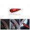 AOSU 4PCS Alloy Metal Aluminum Red Chrome Custom Brand Logo Spike Air Valve Covers Stem Cap Wheel Customized Car Tire Valve Caps
