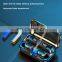 F9-5 Led Light Tws Hifi Headphone Sport Earphone Headset Mini Tws 5.0 Wireless Earbuds With Mic 2000ahm Charging Box
