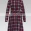 Best Sale BCI cotton Yarn Dyed Flannel Check Red Design For Winter