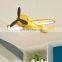 Creative Design Aircraft Shape Light For Children's Room Boy's Room Yellow Blue Pendant Lighting Fixtures