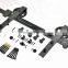 Big Spoke Wheel Carbon Steel Sliding Barn Door Hardware Kit