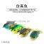 hard resin vibrating  trolling lures saltwater fishing lures artificial spinner blades for unpainted ice fishing lure