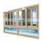 Residential hurricane impact security automatic blinds large aluminum sliding window with mosquito net