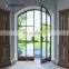 American Entrance Security Steel Doors Exterior Iron French Doors Double Glazed Glass Front Entry Door Made In China
