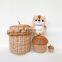 Rattan Acorn Storage basket Handmade woven Christmas Decoration