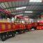 Trackless train sightseeing road tourist fairground entertainment amusement park train rides for sale