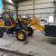 Chinese mini wheel loader with sweeper attachments for sale