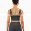 Gym High Impact Women Recycled Sports Bras Custom Logo Yoga Deep U Back Fitness Tank Tops