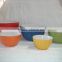 used China 4pcs ceramic mixing bowl set ,factory directly new stoneware mixing bowls in China market