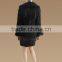 2015 Long Style Big Raccoon Fur Collar Lady Winter Fashion Real Rabbit Fur Coat With 4 Colors