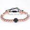 2016 Hot sales stainless steel fashion beads man bracelet with high quality