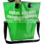 green waterproof one shoulder sports bag for shopping,teenagers