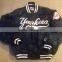 Custom Made Plain Satin College Varsity Jacket/ Letterman Varsity Jacket / Baseball Varsity Jacket