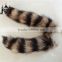 2014 Hot selling 100% genuine Raccoon Tail Fur for keychain
