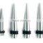 Body Piercing stainless steel Ear Tapers 4psc
