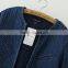 2014 European women fashion 100% cotton slim denim long sleeve jeans winter cotton-padded jacket