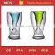 New double wall mermaid fish shaped wine glass cup