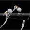 3.5mm Plug In-ear silicone Earphone with mic