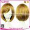 Factory cheap fashion blonde wig for girl