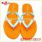 Ladies plain cheap flat flip flop