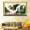 Newest! DIY Cross Stitch Sunset Mountains Animal Scenic Waterfall Plot Painting Needlework Full Embroidery Kit Set