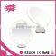 Round 5X magnification lighted makeup mirror with suction cup