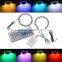 Car color changing led light 5050 rgb color halo rings