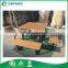 Outdoor picnic table setting, public seating, Plastic wood dining set