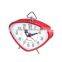 Retro triangle matell alarm clock mechanism desktop clock