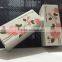 high quality paper box with flower printed cosmetic box