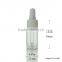 9ml Empty Refillable Glass Essential Oil Jars With White Glass Eye Dropper Cap