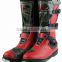 Unisex off road Leather Motorcycle Waterproof long Boots racing boots