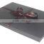 Promotional Rectangular Faux Leather Table Mat, OEM PU Coaster Mail-order Packing