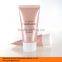 Pearlized Pink Plastic Makeup Samples Cleanser Packaging Tubes